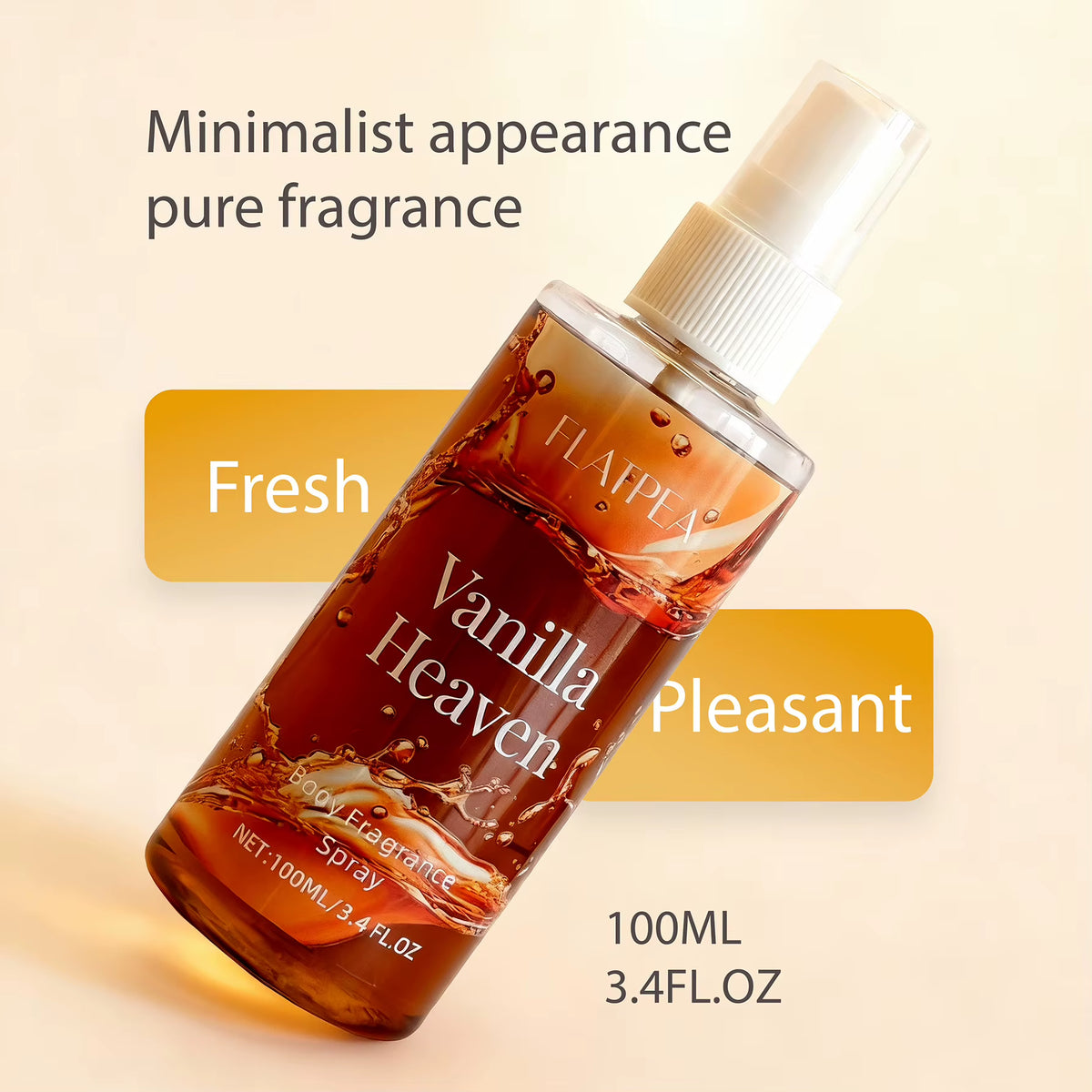 100 ml vanilla fragrance spray bottle