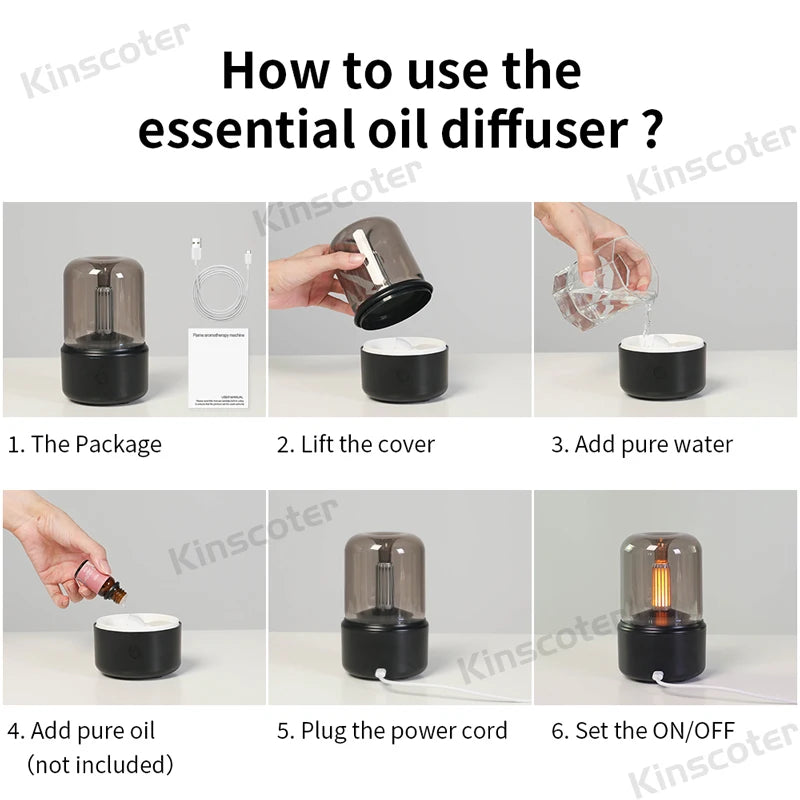 How to fill and use the mini aroma diffuser